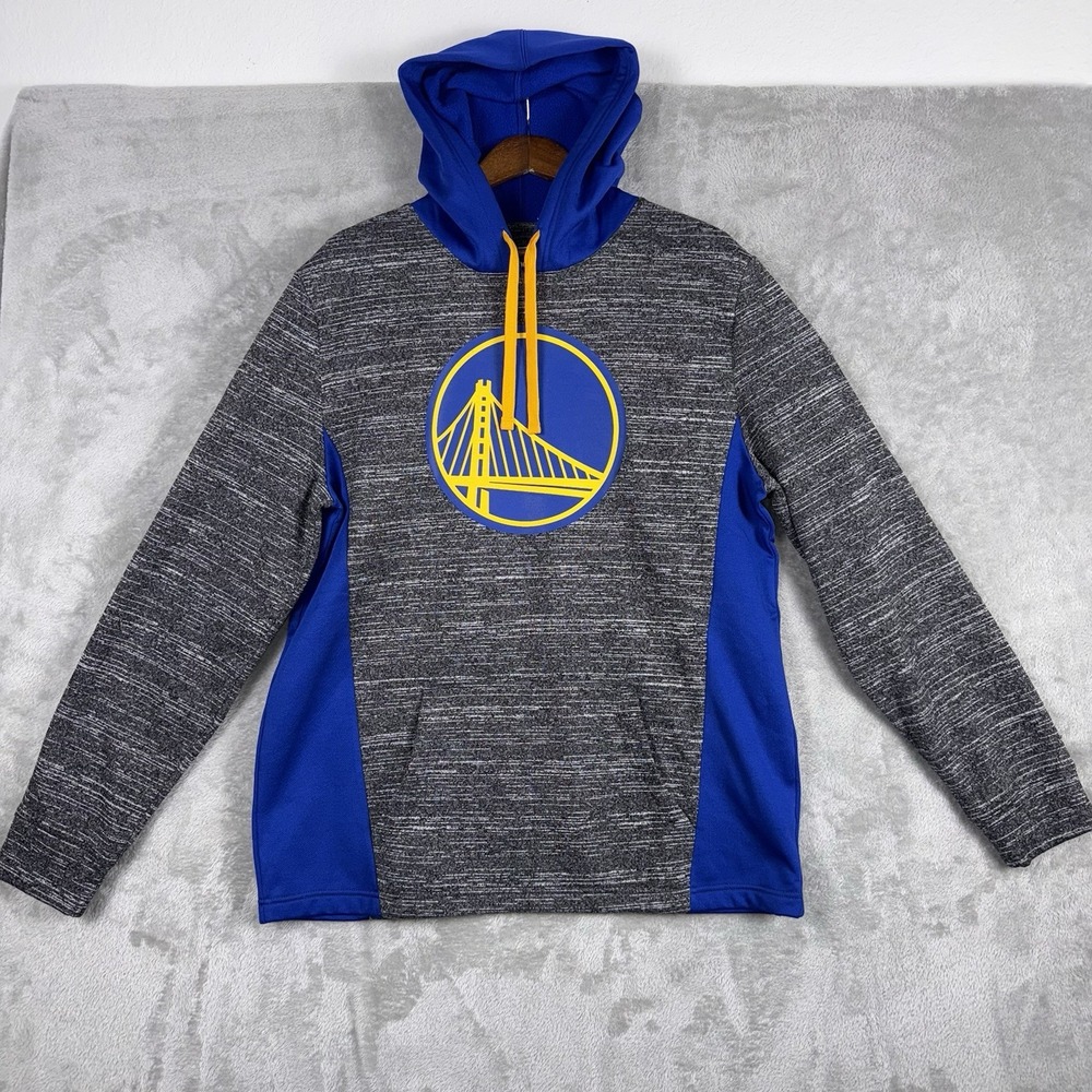 Fanatics NBA Golden State Warriors Instant Replay Colorblocked‎ Pullover Hoodie